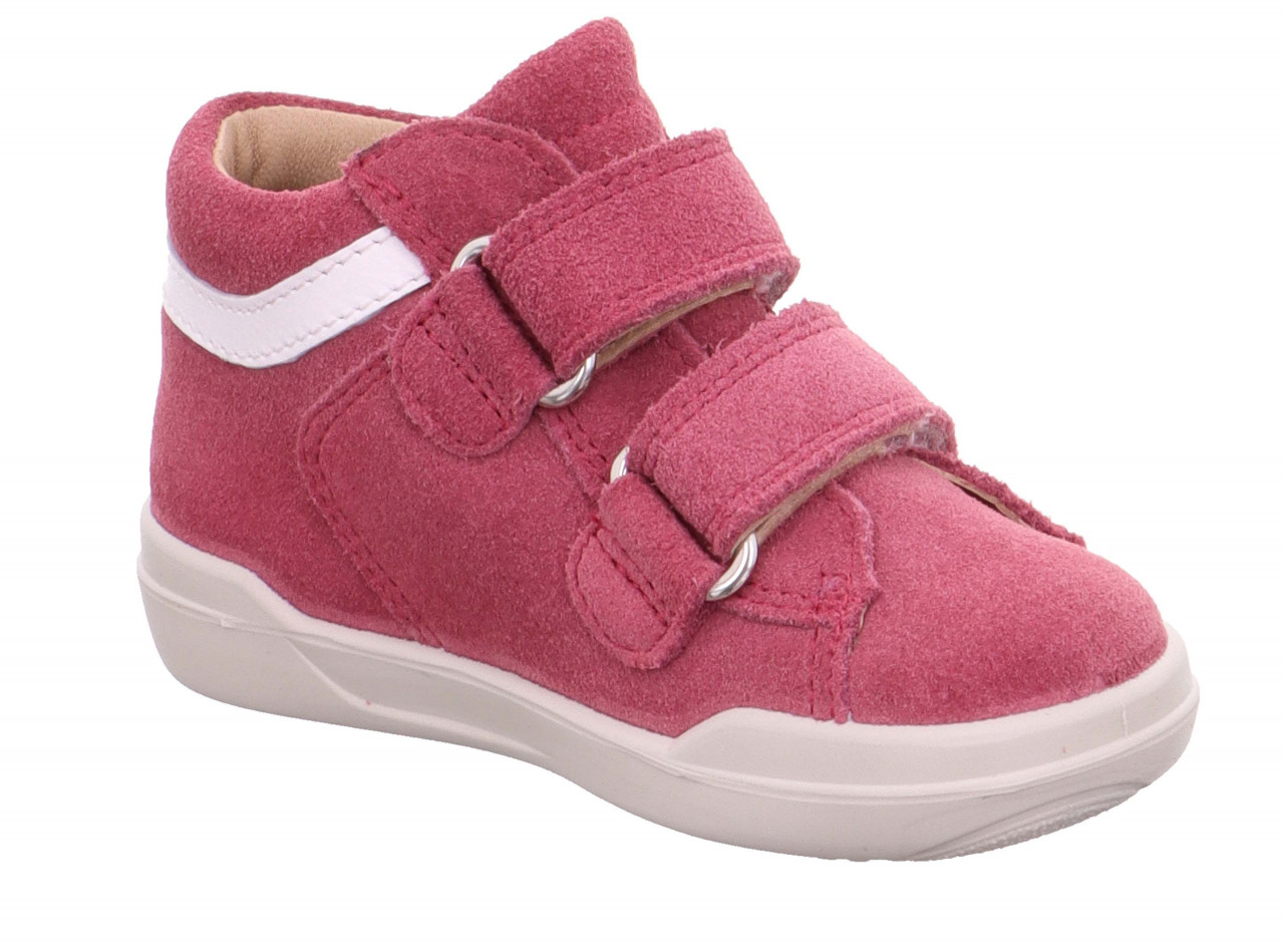 SUPERFREE - Pink/Weiss Sneaker low mit Klettverschluss