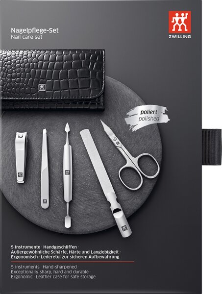 ZWILLING Beauty Classic Nagelpflege-Set - black Maniküre-Set