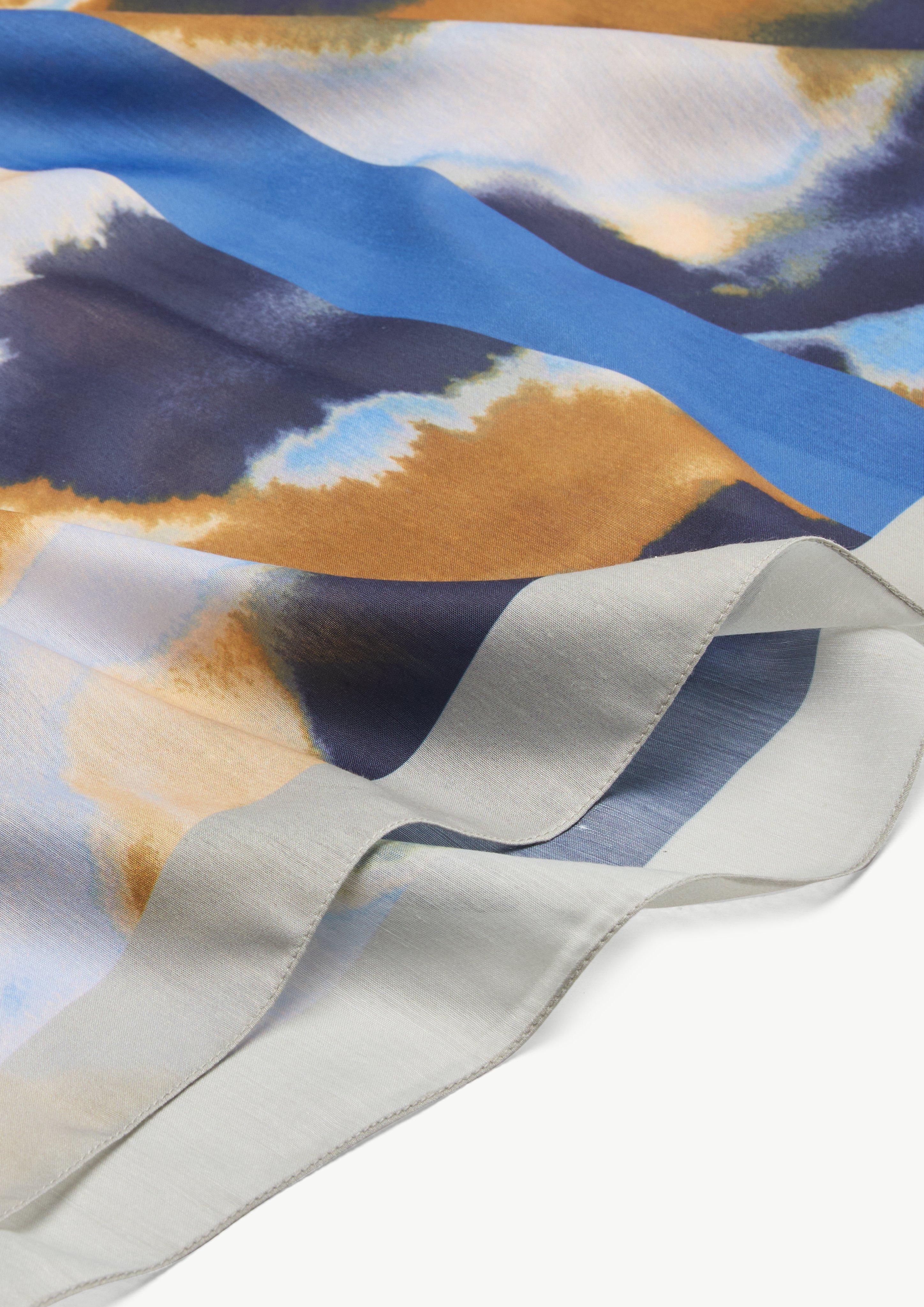 Loop-Schal mit All-over-Print - royalblau