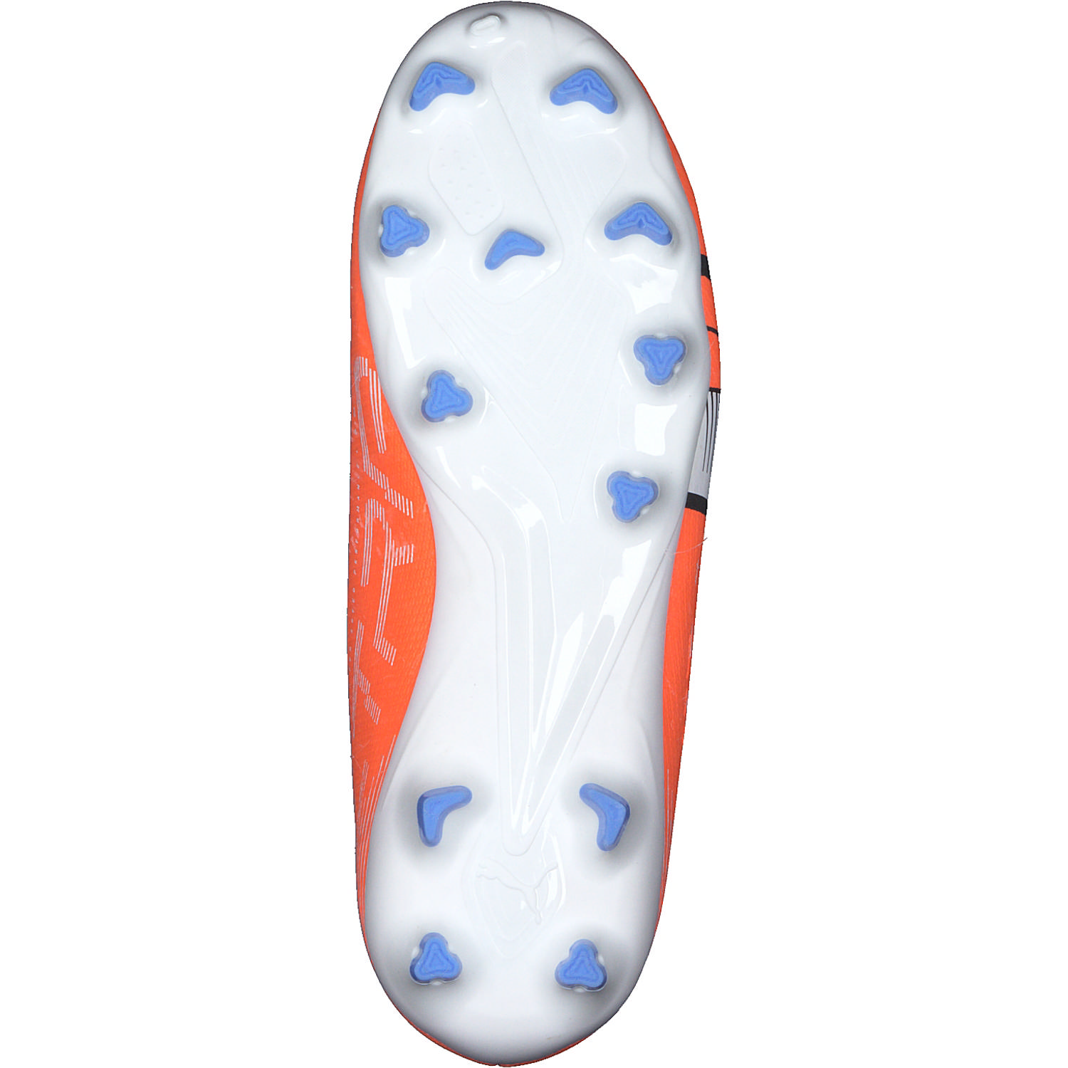 Puma Ultra Play FJ/AG Jr. 107233, Sportschuhe, Herren, Ultra orange/puma white/blue g