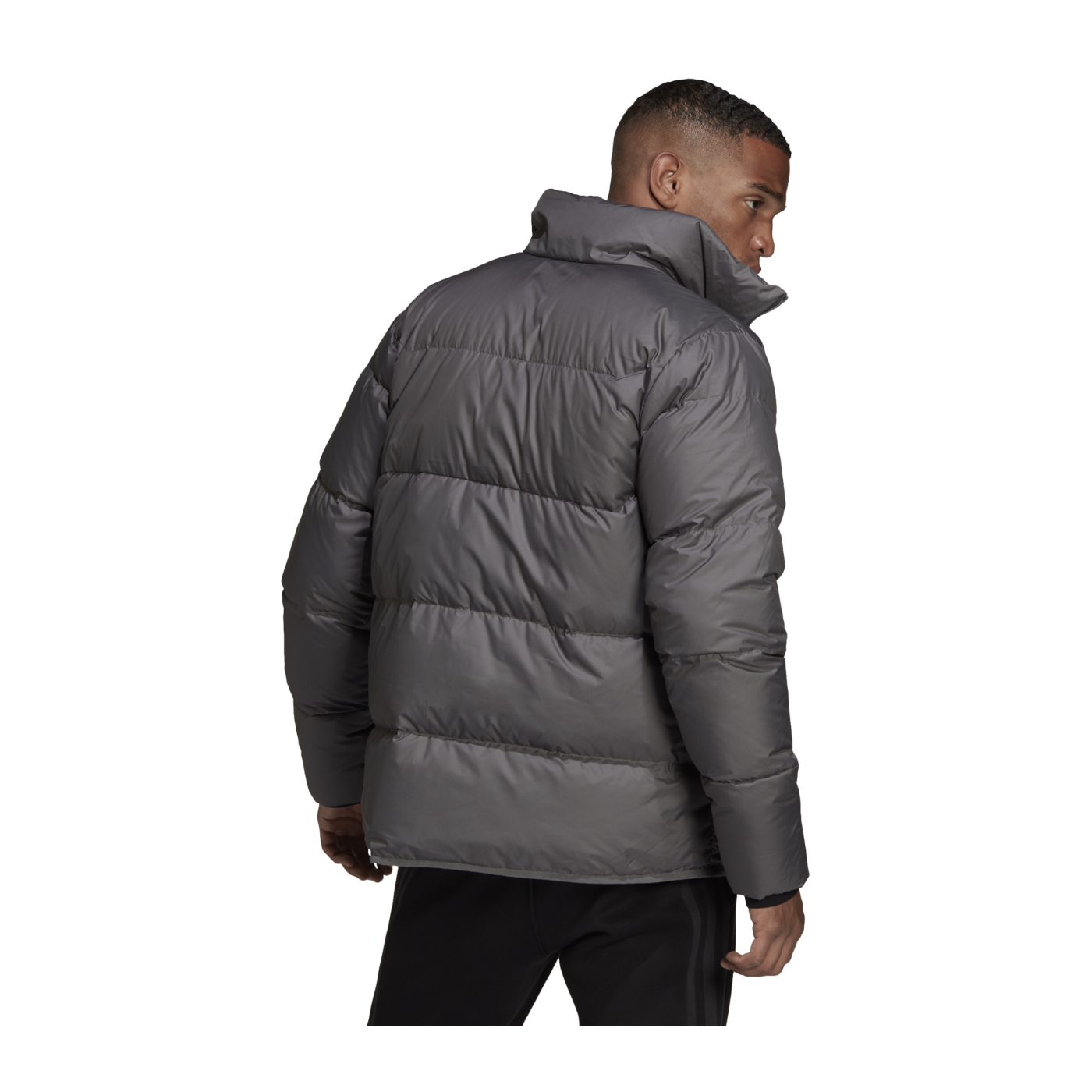 adidas 11.11 Puffer Jacke Grau