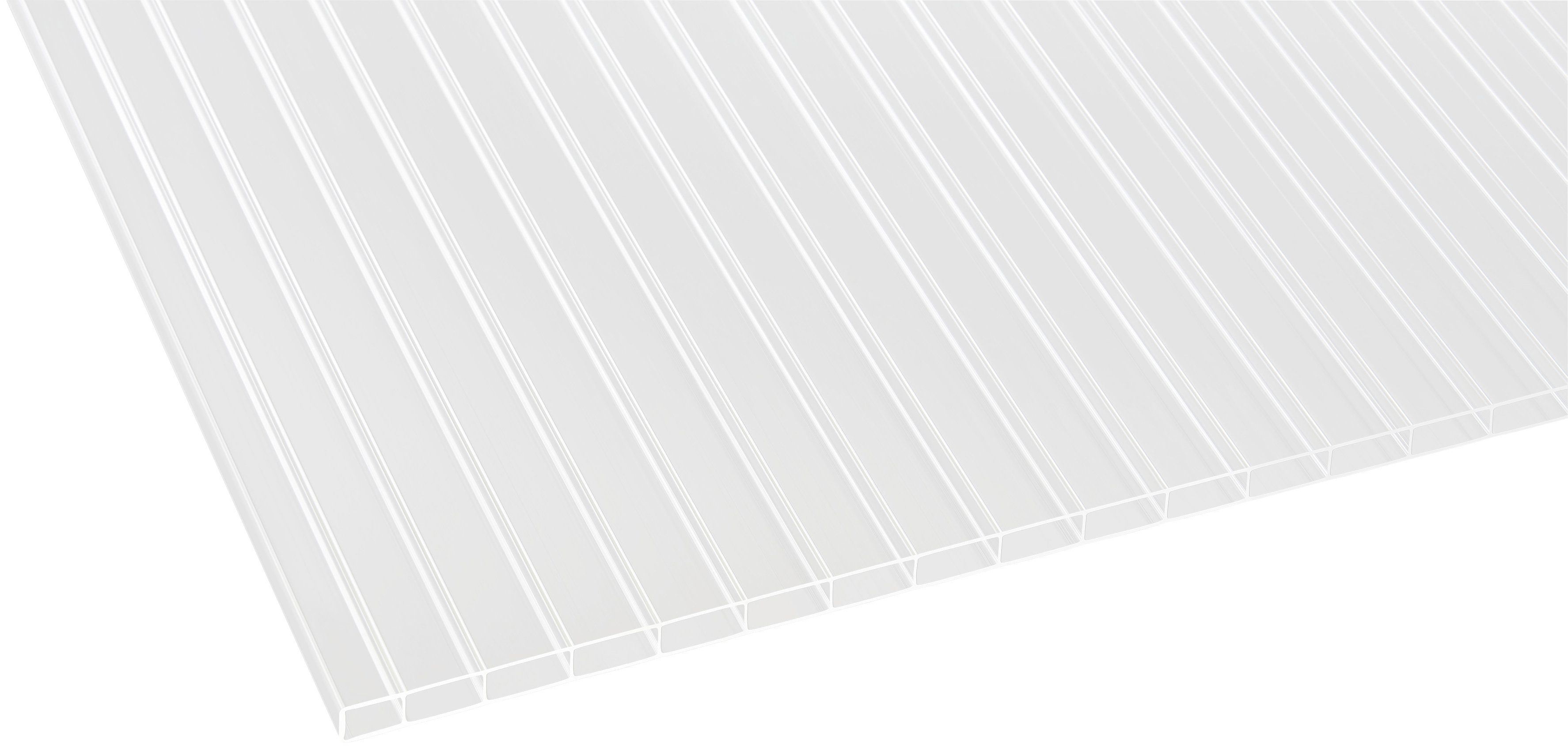 GUTTA Terrassendach Premium, BxT: 812,5x506 cm, Bedachung Dachplatten, BxT: 813x506 cm, Dach Acryl klar