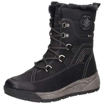 Relife Schnürstiefelette in schwarz