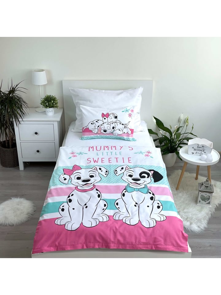 Disney 2-tlg.Set: Kinderbettwäsche Disney 101 Dalmatiner  in Bunt günstig kaufen 100