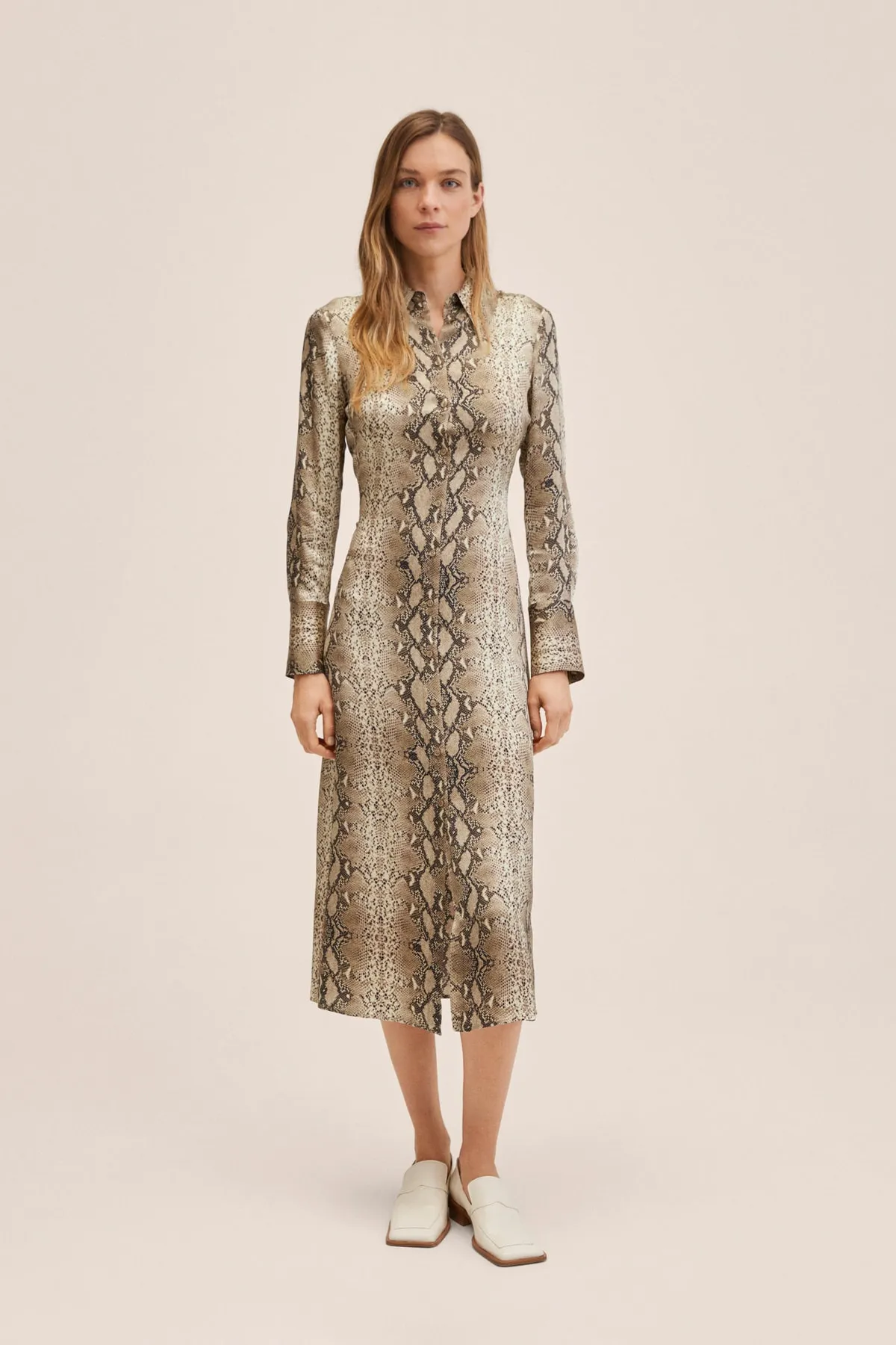 MANGO  27004015 Damen/Mädchen Beige