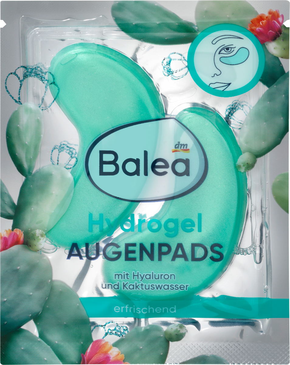 Augenpads Hydrogel Kaktuswasser (1 Paar), 2 St