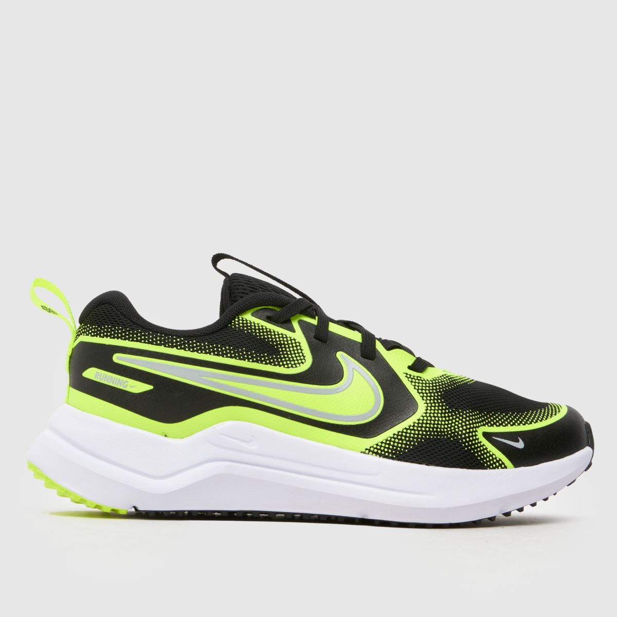 Nike fekete és zöld Cosmic Runner gyerek cipő