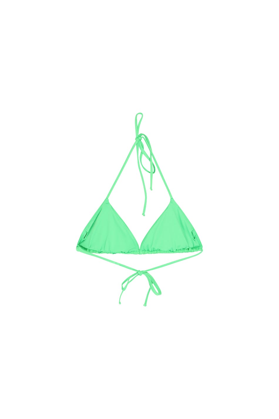 Shiny halterneck bikini triangle