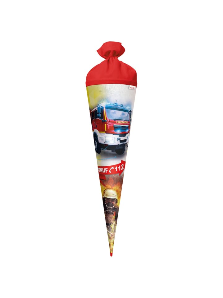 ROTH Schultüte groß Feuerwehr 70 cm in Rot günstig kaufen onesize