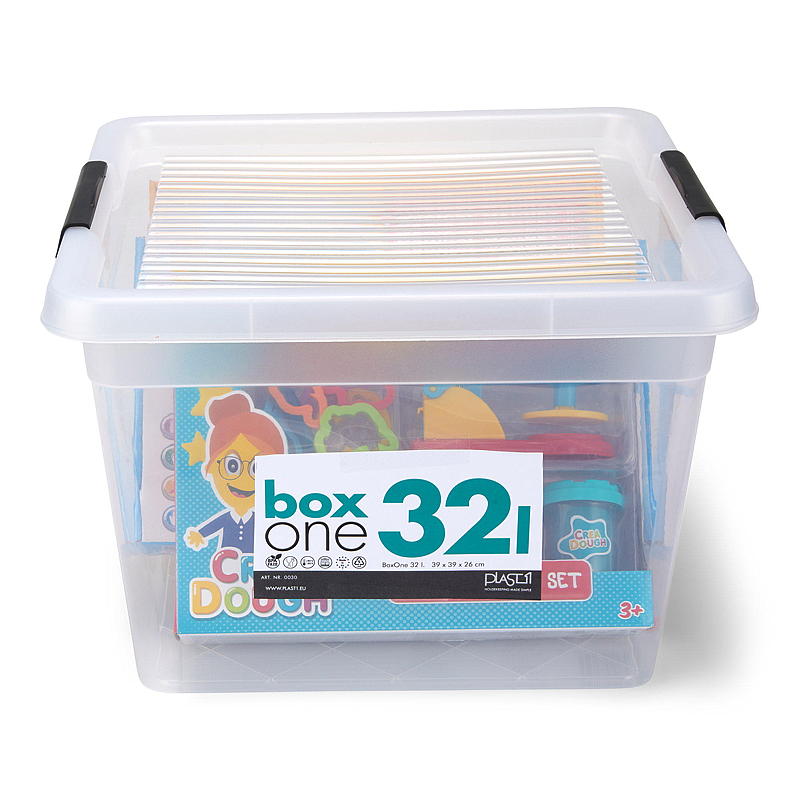 Oppbevaringskasse 32 liter 39x39x27 cm