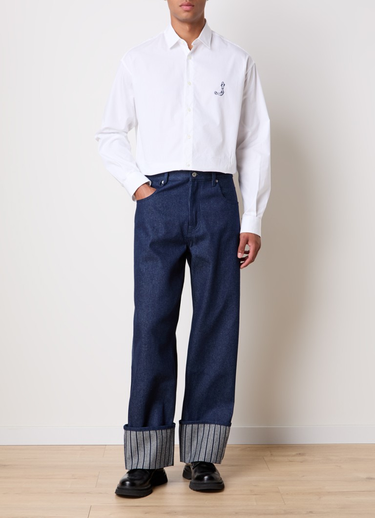 Jean Jacquemus, luźny krój, ciemne pranie