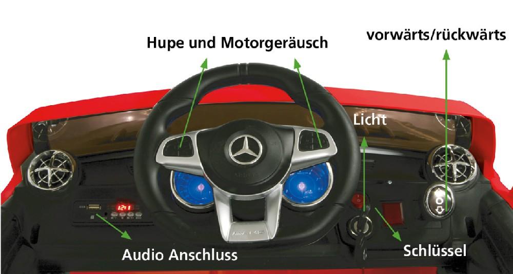 Jamara e.K. JAMARA Ride-On Mercedes SL65 rot