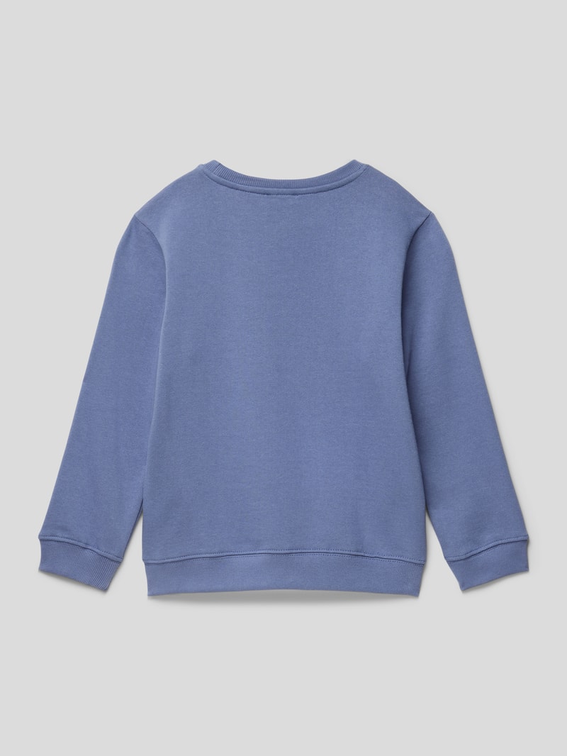 Sweatshirt mit Motiv-Print in jeans