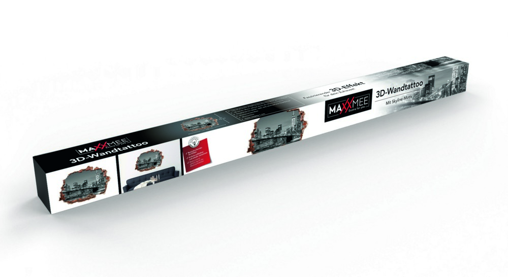 MAXXMEE 3D-Wandtattoo - Skyline