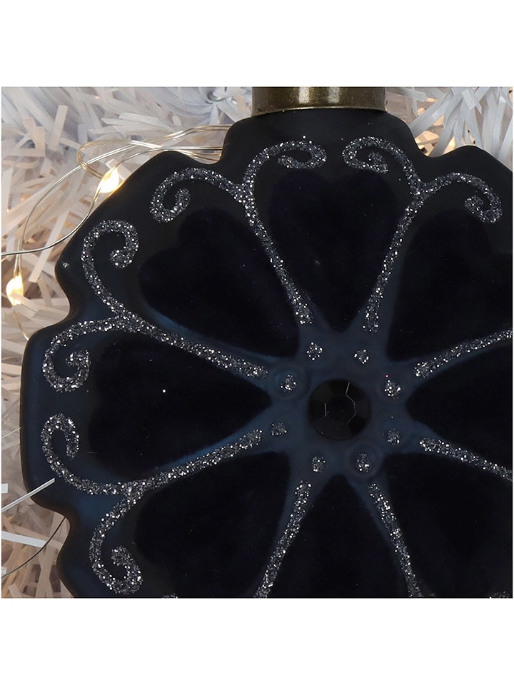 Kersten 2er-Set: Christbaumkugeln in Schwarz - (B)10 x (H)10 x (T)5 cm günstig kaufen onesize