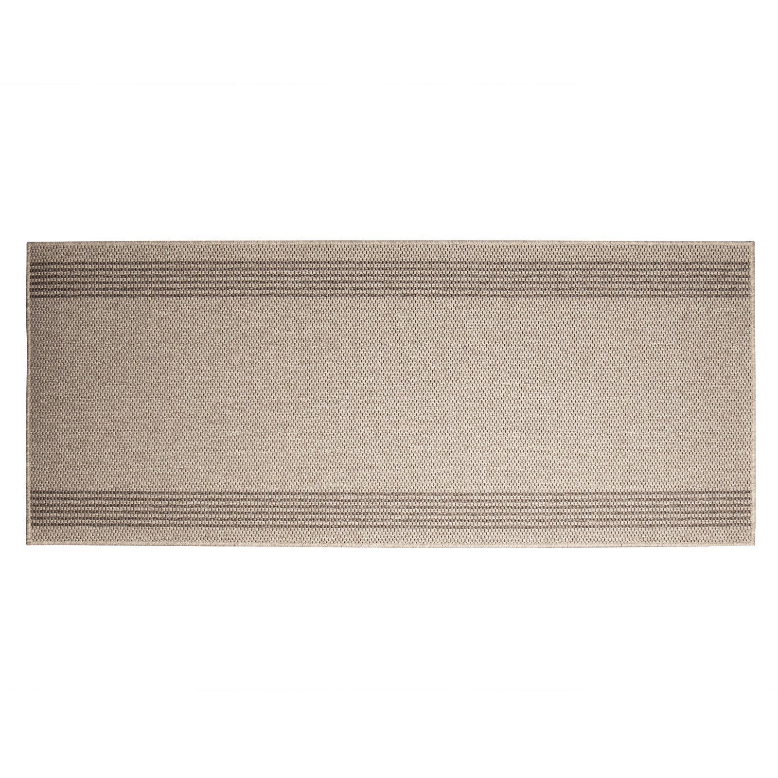 Bettumrandung Natura Beige, ideal im Schlafzimmer, Teppichläufer Floordirekt, (3-tlg), in Sisal-Optik, für Fußbodenheizung geeignet