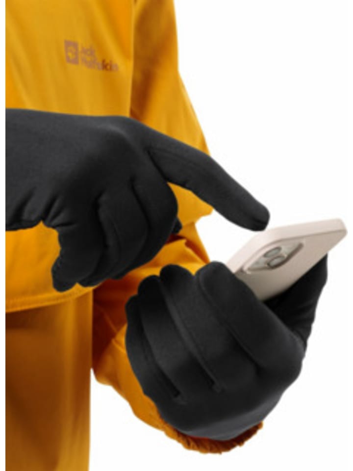 Jack Wolfskin Handschuhe für Herren in schwarz in schwarz günstig kaufen