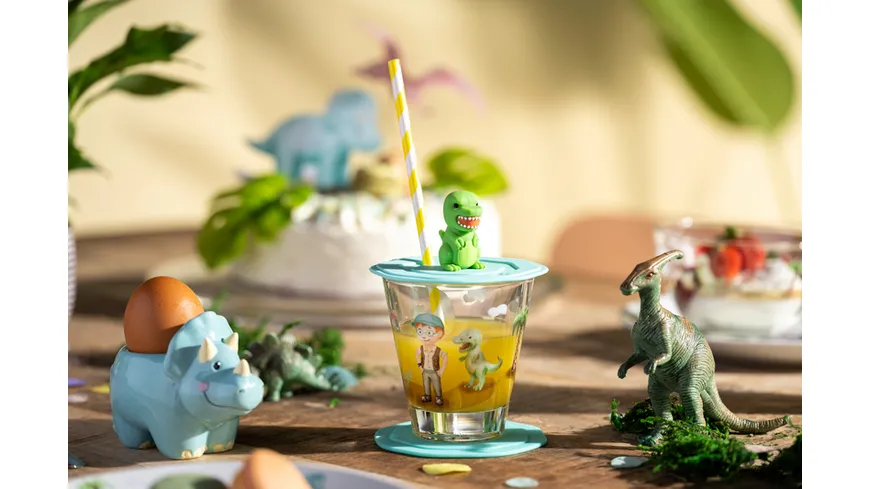 LEONARDO Kinder Trinkset Bambini Avventura 3-tlg. Dino