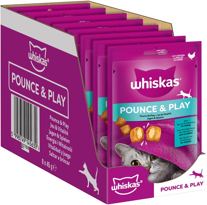 Whiskas Snacks Pounce & Play zu TOP-Preisen