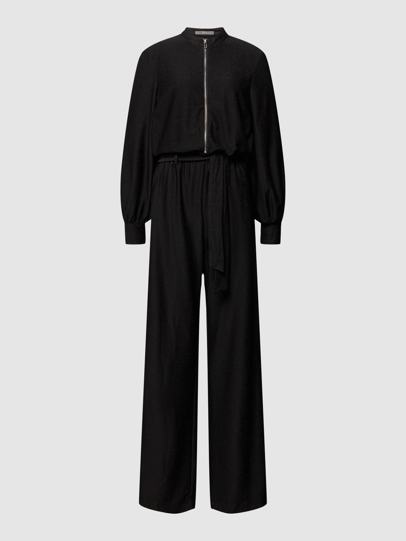Jumpsuit mit Reißverschluss in schwarz