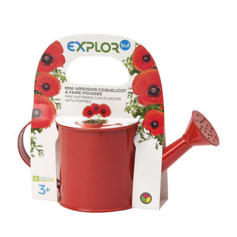 Arrosoir Coquelicot à faire pousser Oxybul