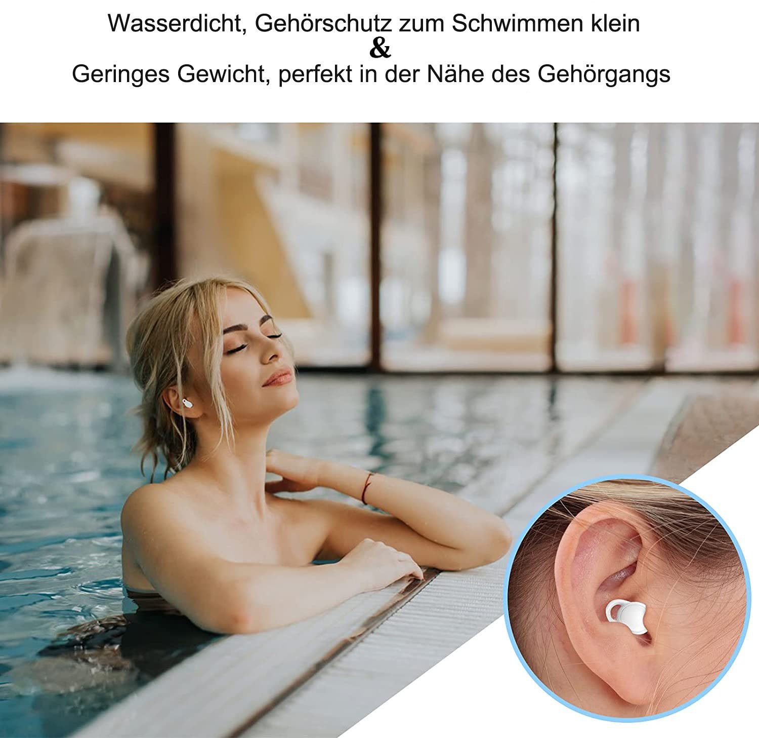 Jormftte Gehörschutzstöpsel Schlaf Gehörschutz Ohrstöpsel, komfortabel
