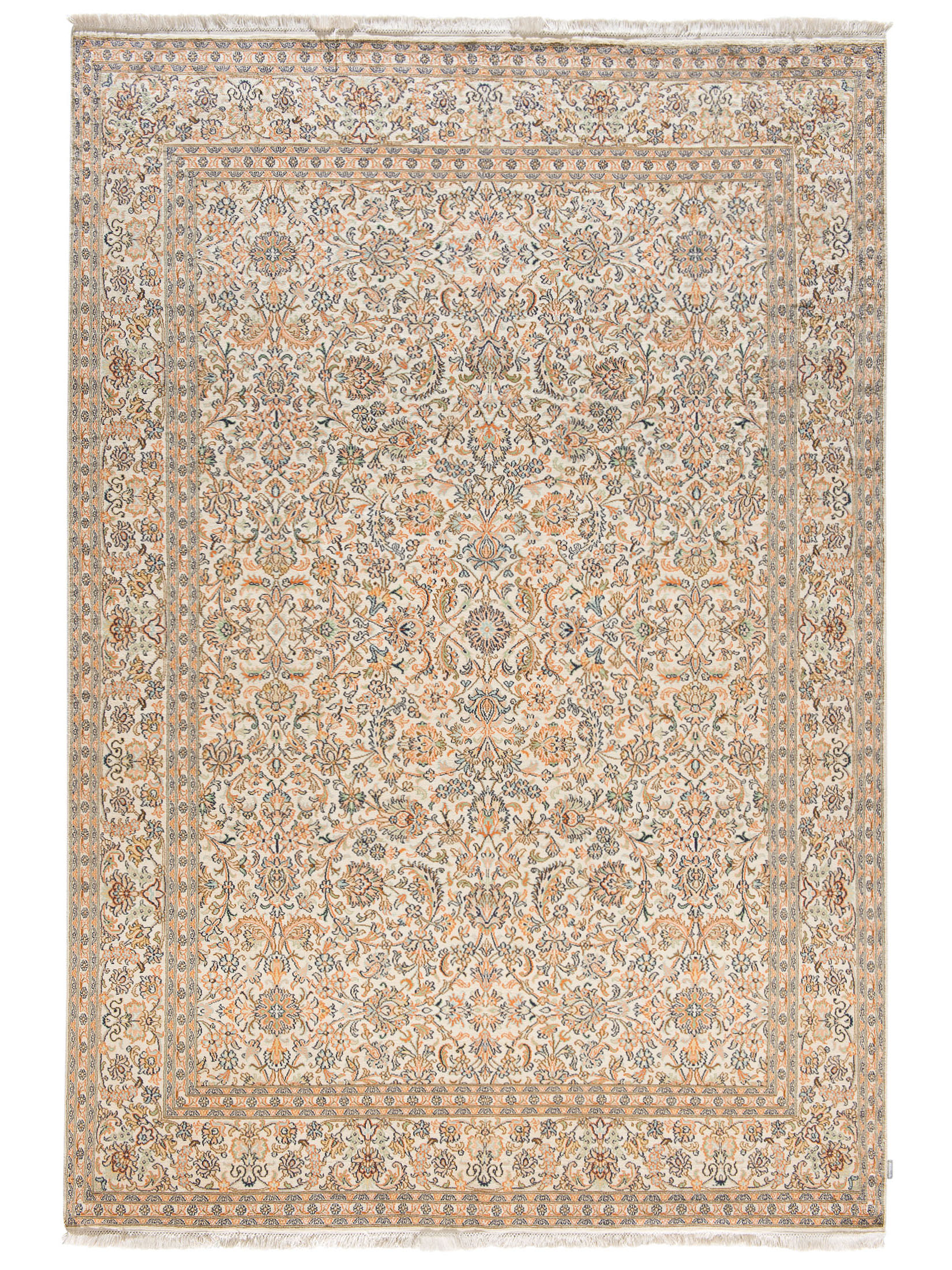 Kaschmir Seide 18/18 ca. 171 x 246 cm, Unikat / Einzelstück