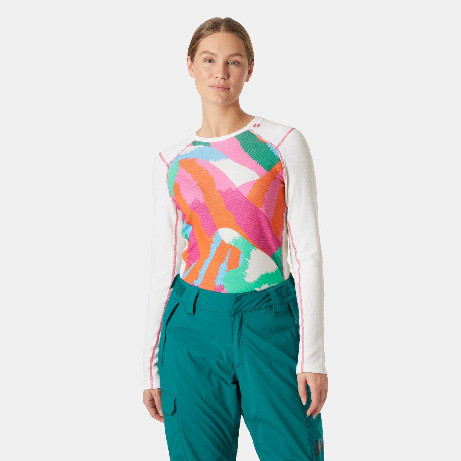 Women’s LIFA® Merino Midweight Graphic Long-Sleeve Crew Base Layer
