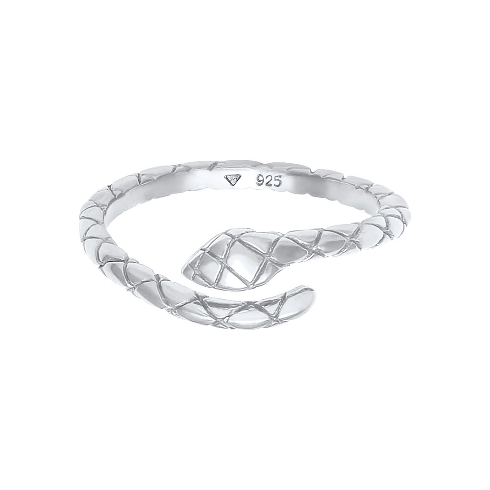 Elli Elli Bague Donna Serpente Trend Blogger regolabile in argento placcato oro 925 Bague
