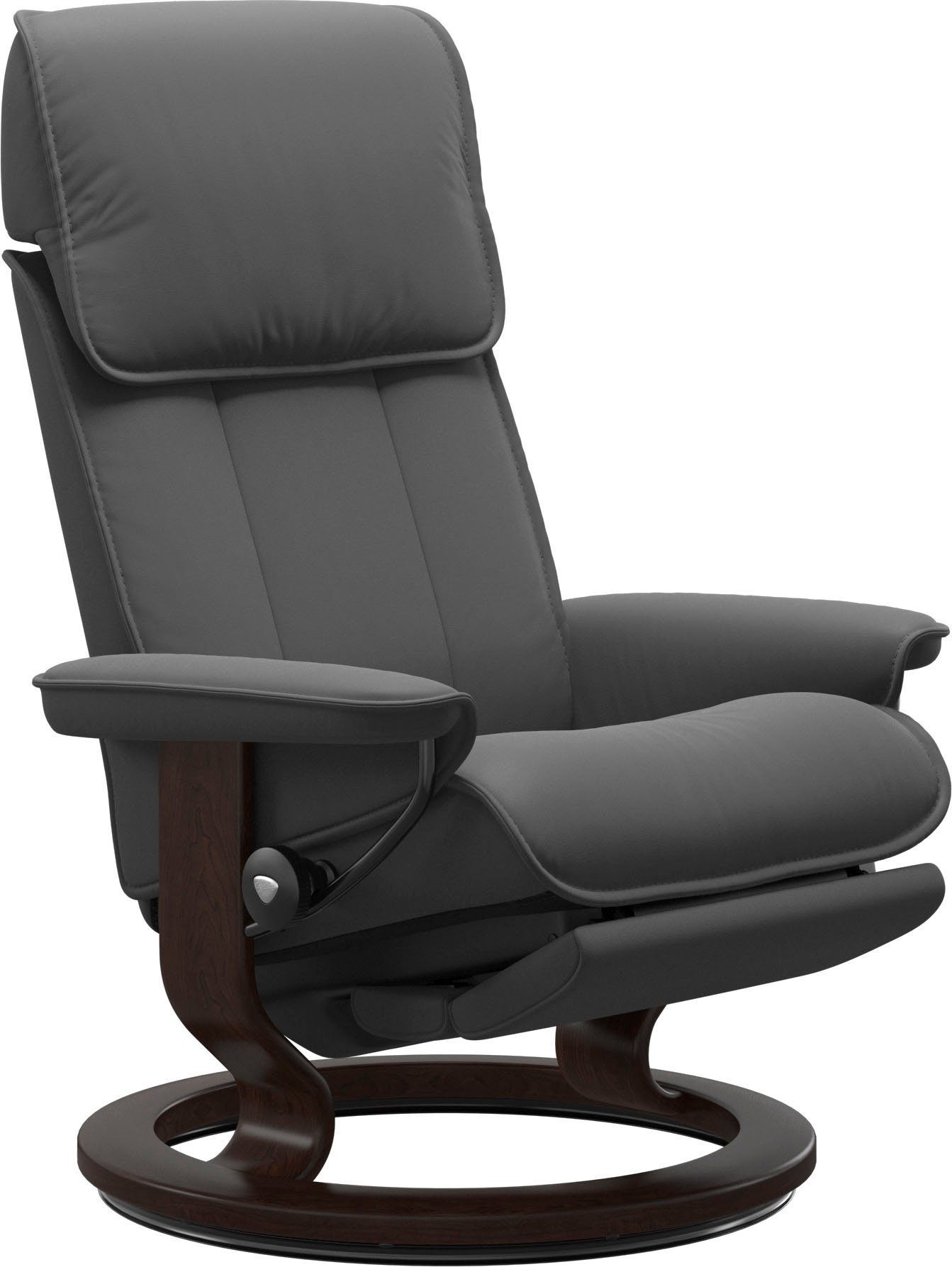 Stressless® Relaxsessel Admiral, verstellbar, optional 2-motorisch, Größe M & L, Gestell Braun