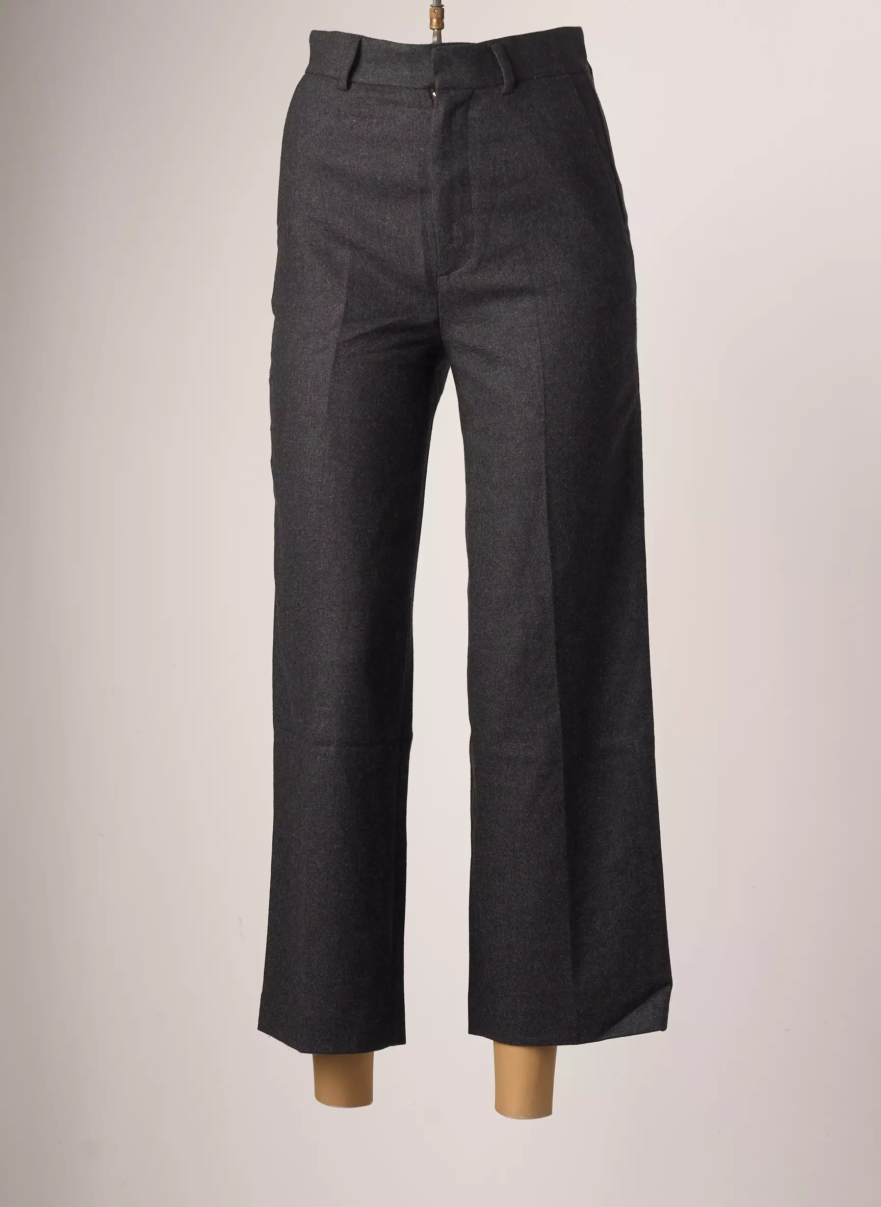 Leon Harper Pantalons Droits Femme couleur gris