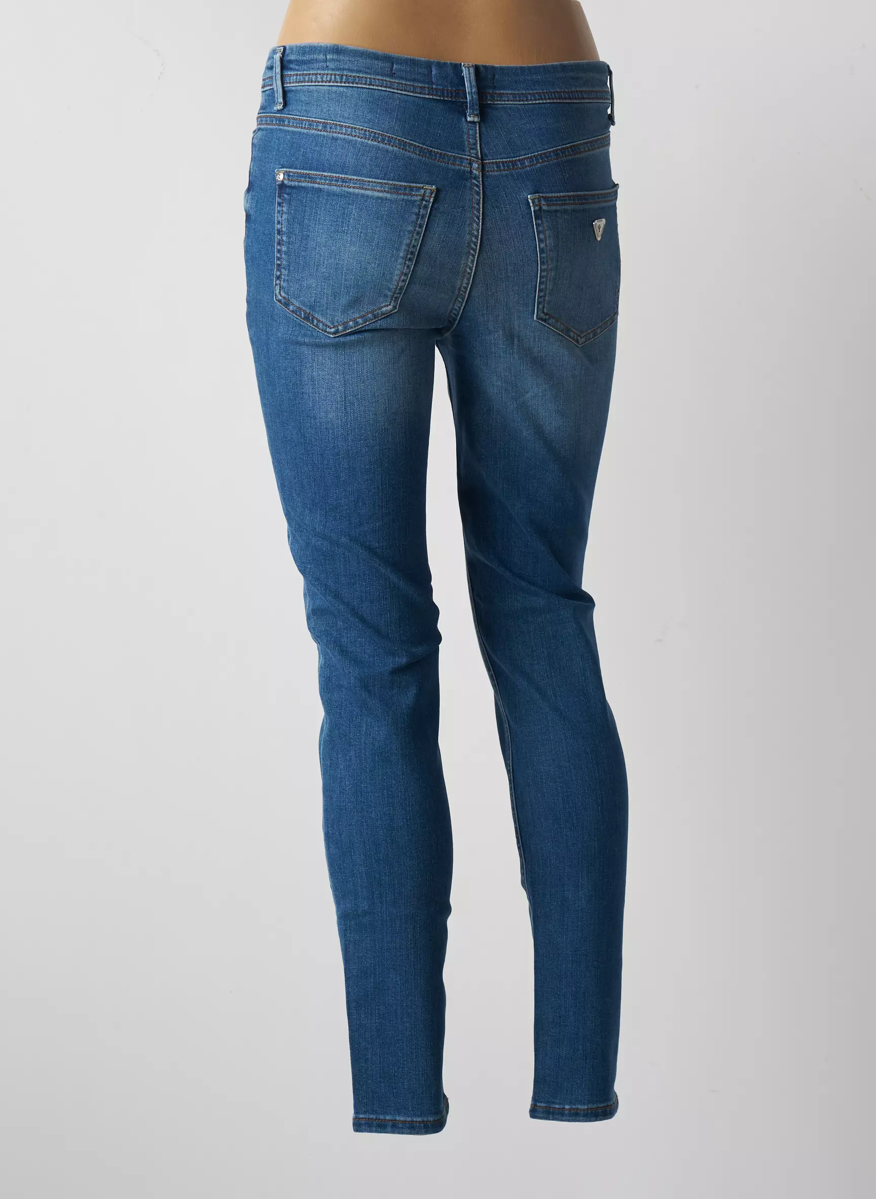Guess Jeans Skinny Femme couleur bleu