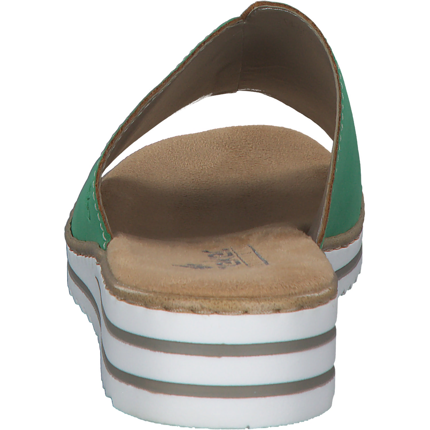 Rieker V0673, Plateau-Pantoletten, Damen, apfel