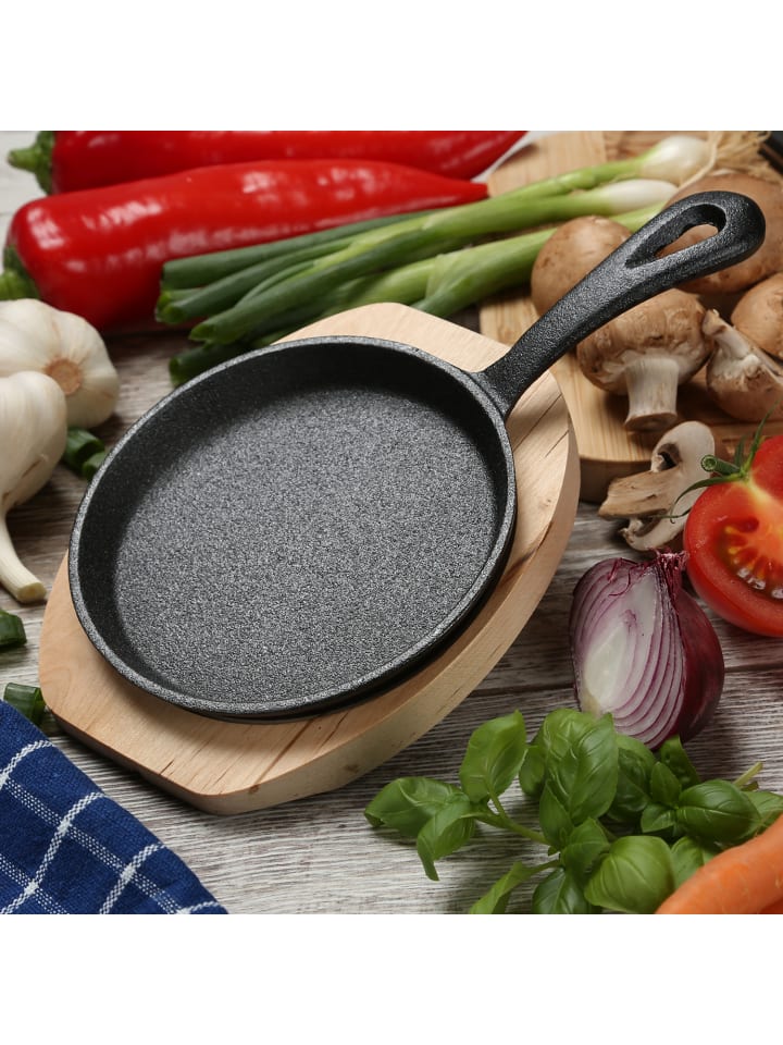 GAUMENKICK Servierpfanne Gusseisen in schwarz - D: 13cm günstig kaufen onesize