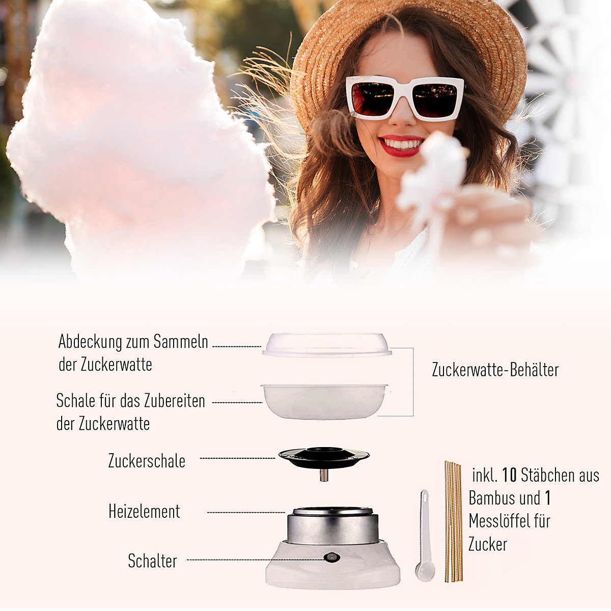 Zuckerwattemaschine