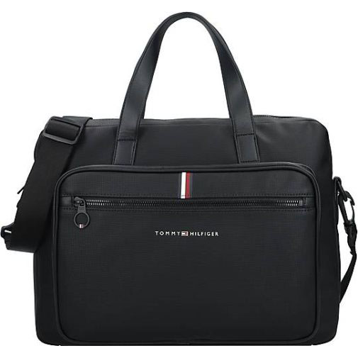TOMMY HILFIGER TH Essential Pique Aktentasche 38.5 cm Laptopfach