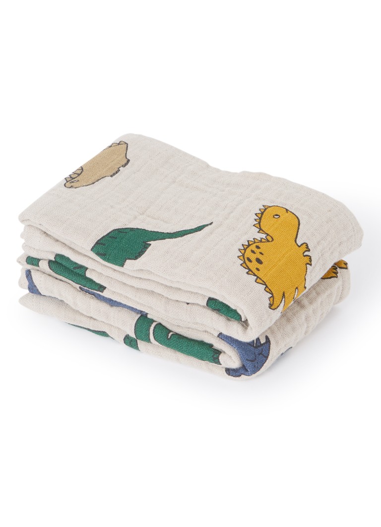 Liewood Lewis organic cotton muslin cloth 65 x 65 cm set of 2