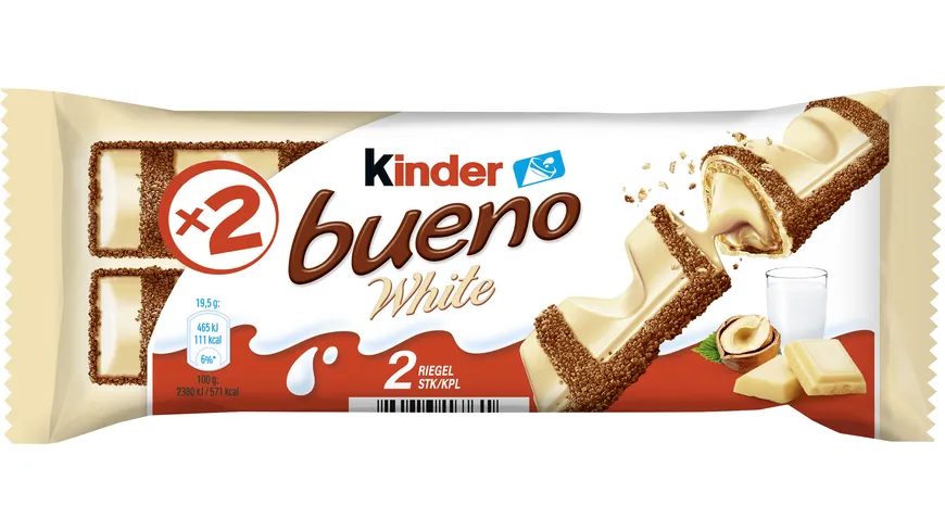 kinder bueno white 2er 39 g