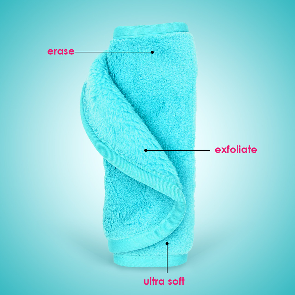 MakeUp Eraser Fresh Turquoise Serviette démaquillante réutilisable