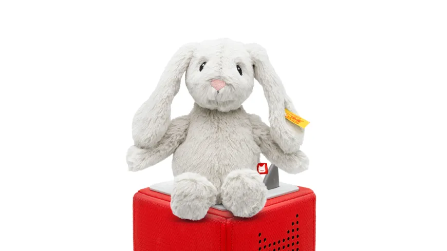tonies - Hörfigur für die Toniebox: Steiff Soft Cuddly Friends mit Hörspiel: Hoppie Hase