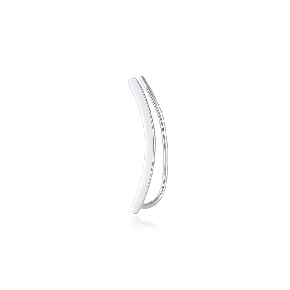 Elli Elli Boucles d'Oreilles Femmes Simple Earclimber Bombé Tendance Basique Blogueur  Boucles d'oreilles