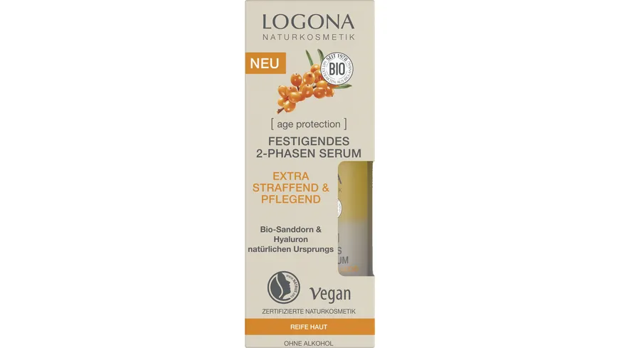 LOGONA festigendes 2-Phasen Serum 30 ml