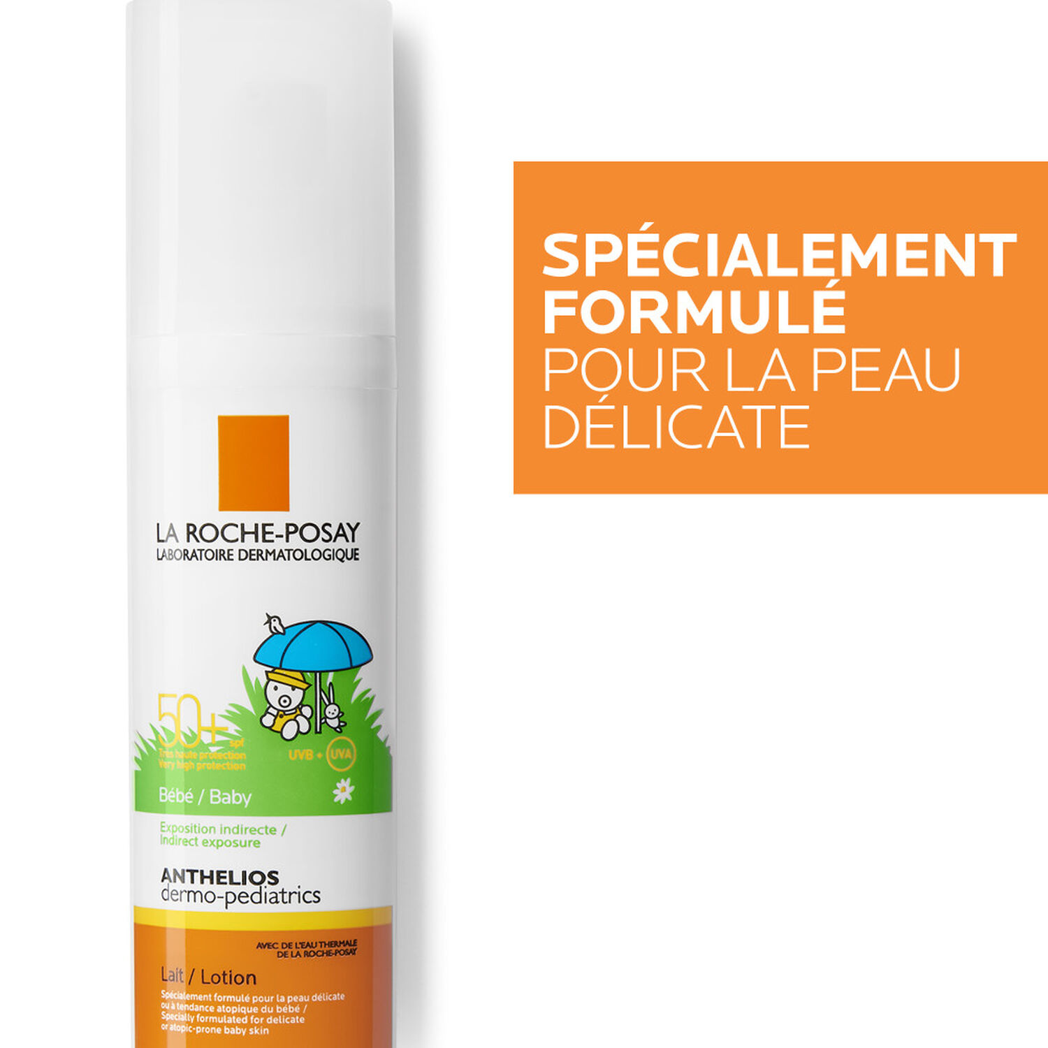 la roche-posay Anthelios Dermo-Pediatrics SPF50+ Lait Solaire Bébé 50 ml