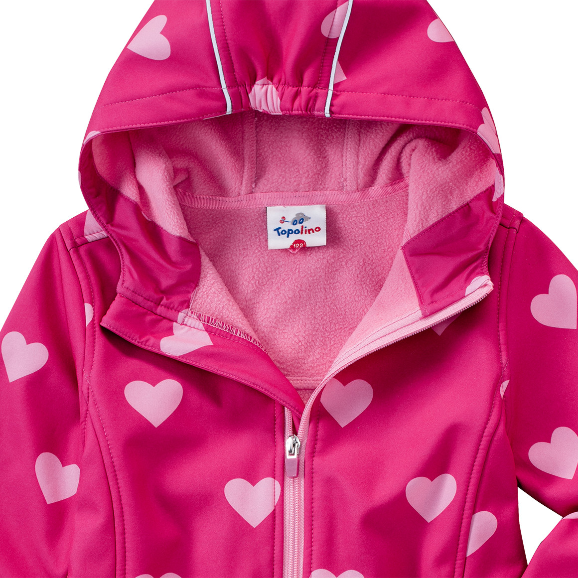 Mädchen Softshelljacke mit Fleecefutter