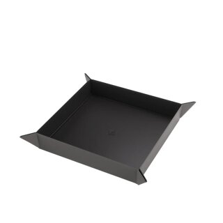 Gamegenic Magnetic Dice Tray Square - Black & Gray