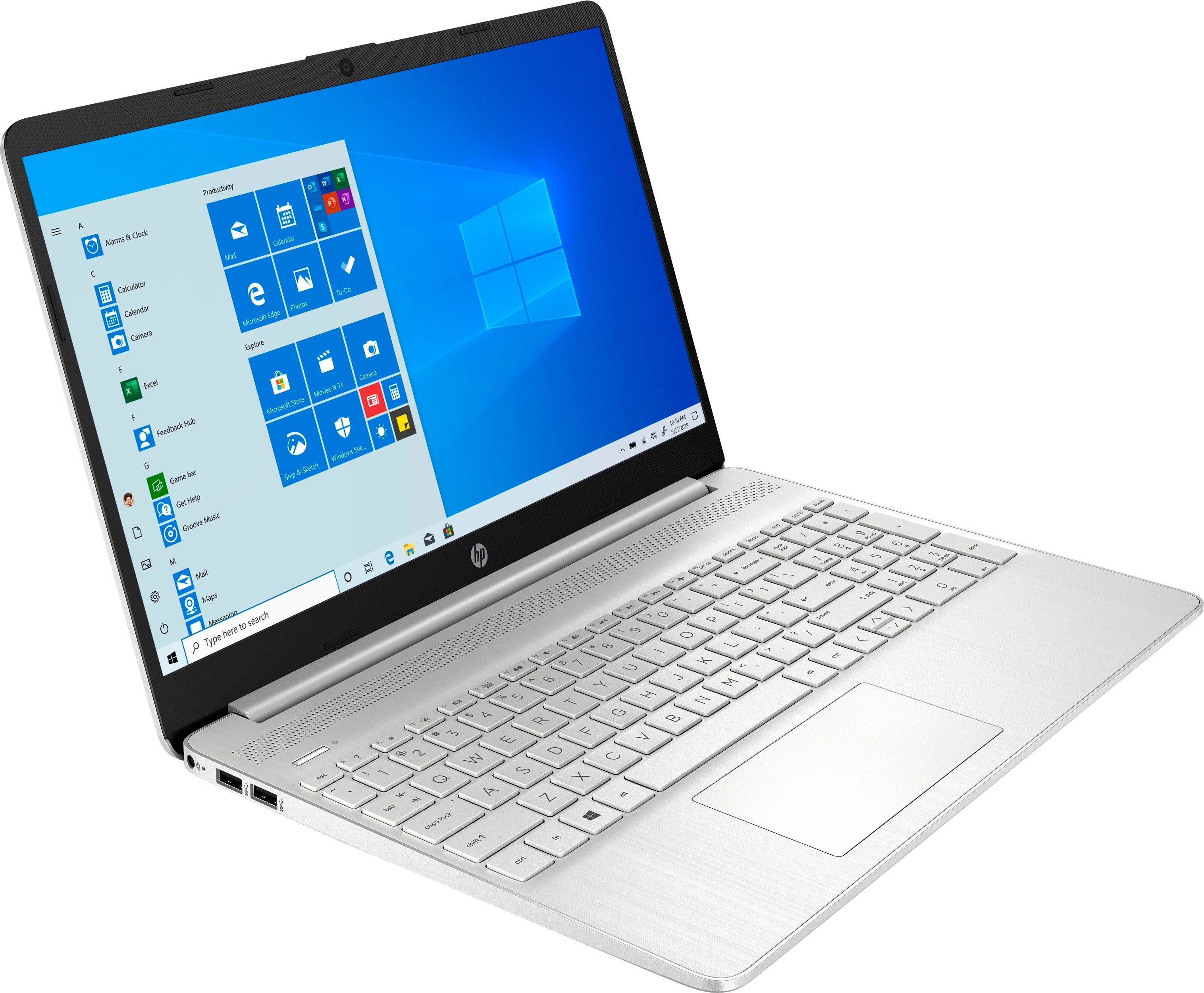 HP 15s-eq2237ng Notebook (39,6 cm/15,6 Zoll, AMD Ryzen 3 5300U, Radeon Graphics, 512 GB SSD)