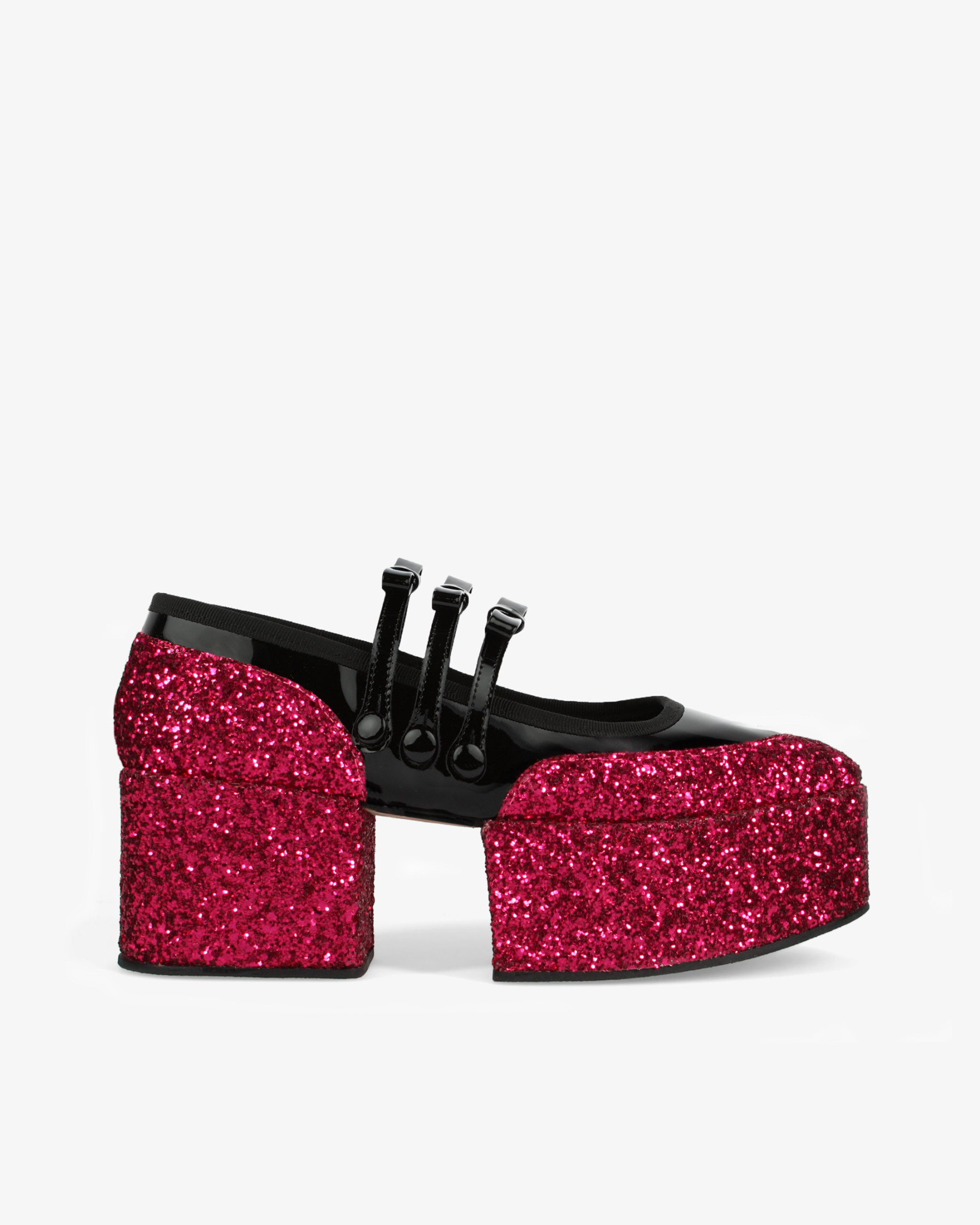REPETTO x NOIR KEI NINOMIYA - Glitter platform Mary Janes
