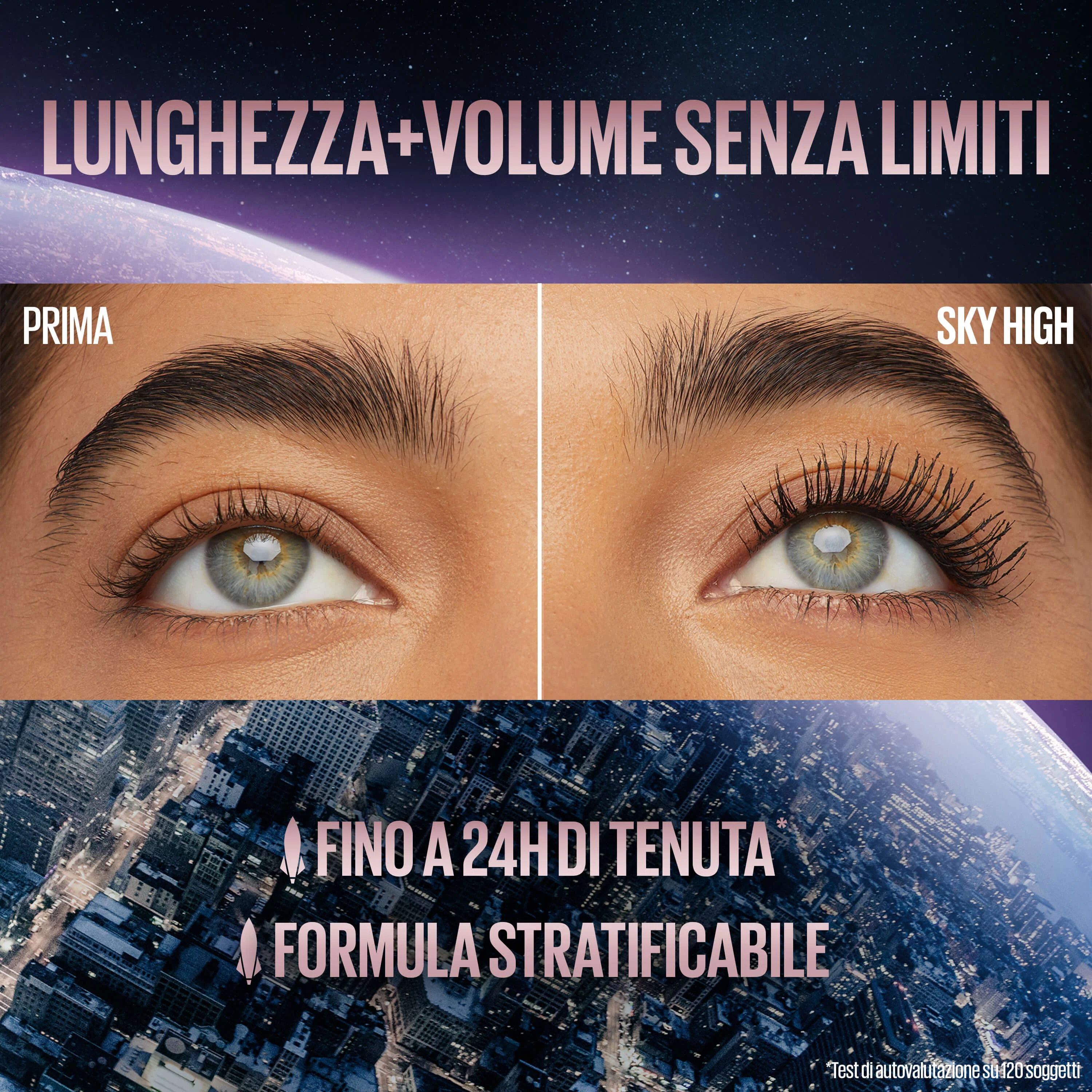 Sky High Sensational Eyelashes maskara - Maskara