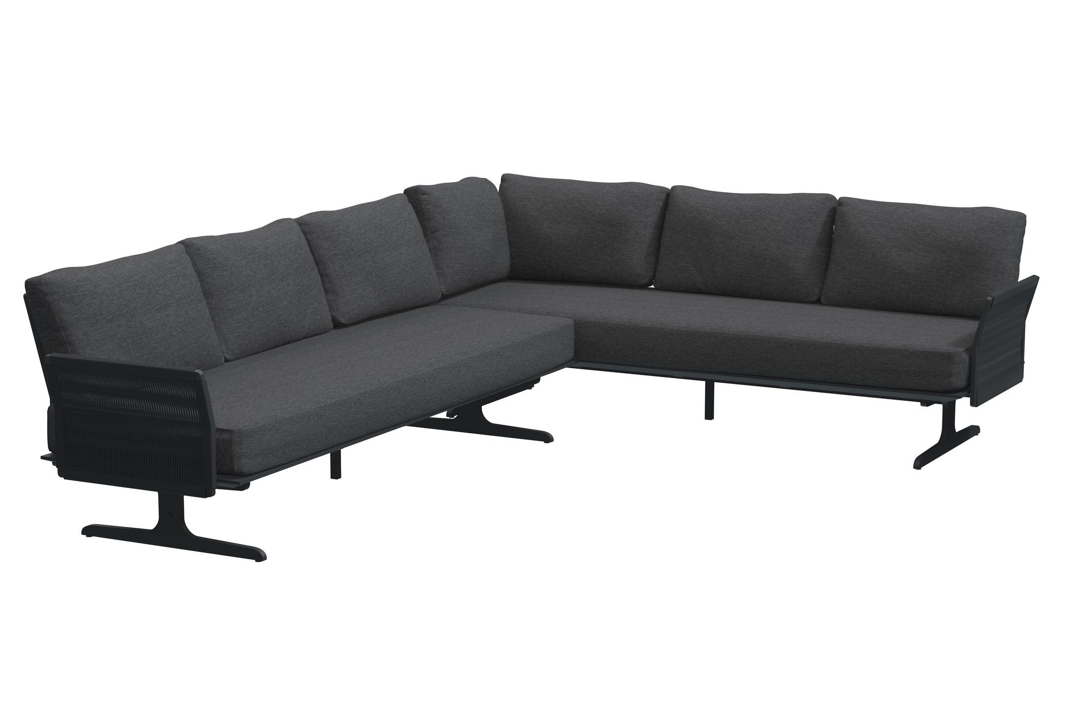 taste by 4 seasons Loungesofa 4Seasons Kaya Set mit 3 Sofa-Elementen, 2 Armlehnen, 7, 1