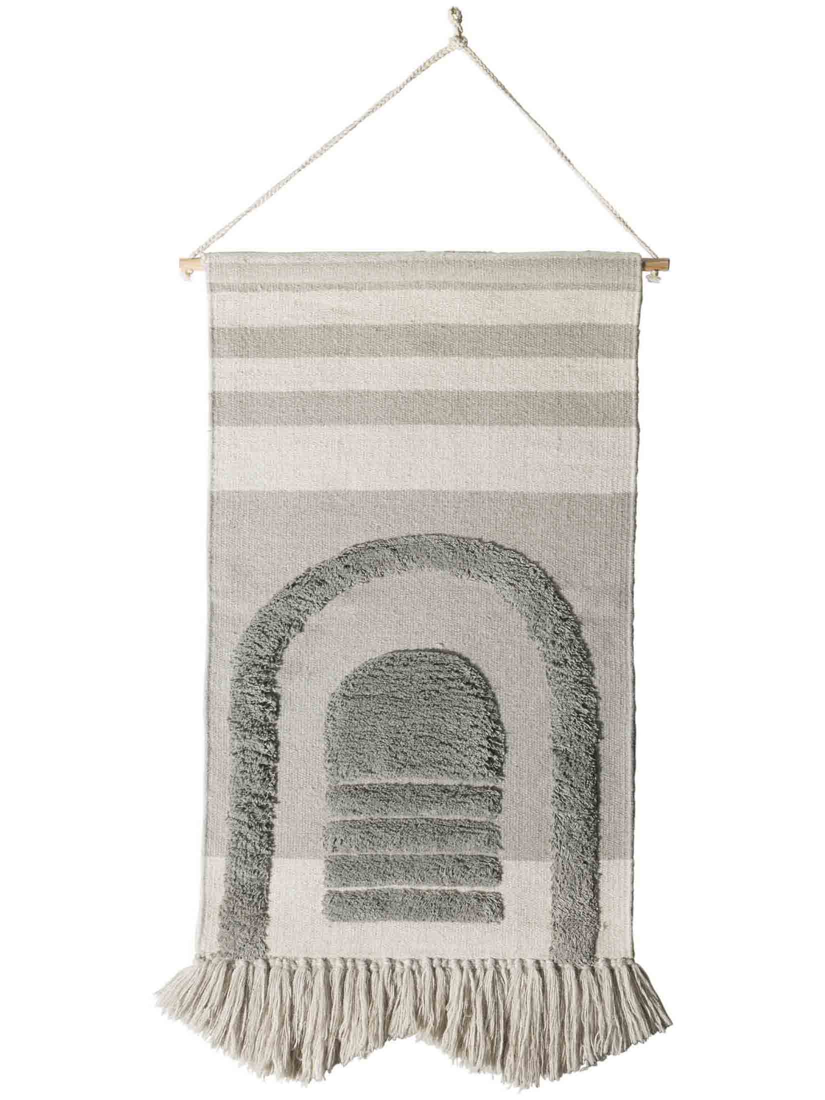 Timola Wand-Teppich, BOHO Mix Grey